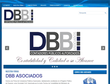 Tablet Screenshot of dbbasociados.com